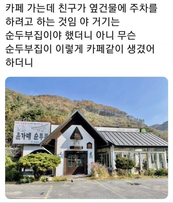 순두부 카페 역전세계